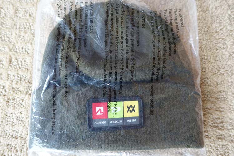 New Marker/Dalbello/Volkl Beanie/Stocking Hat - One Size - Dark Olive