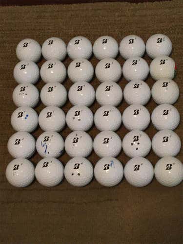 White Used Bridgestone Tour B330 RX 36 Pack (3 Dozen) Balls