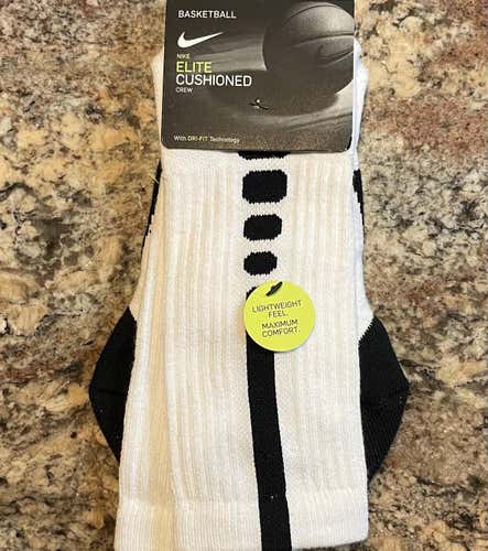 White Adult XL Nike Socks