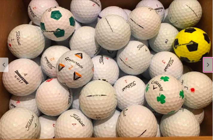 100 Used Assorted Golf Balls