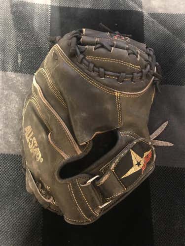 Black High School/College Catcher's Pro elite 32.5" Baseball Glove