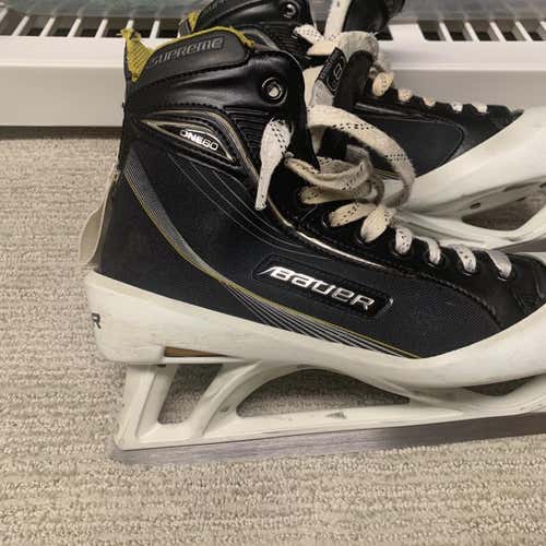 Senior Bauer Supreme One60 Regular Width Size 8 Hockey Goalie Skates