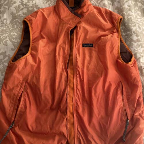 Orange Adult Large Patagonia Vest