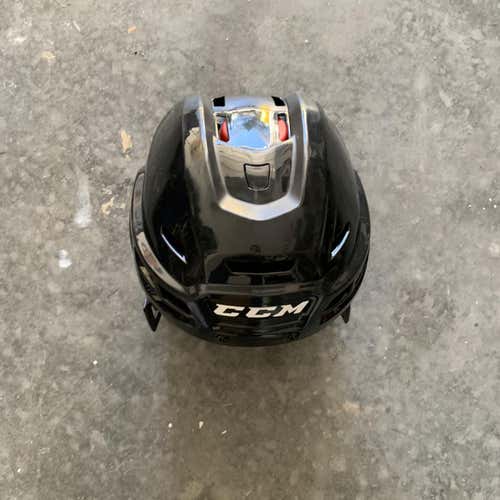 Black Used Medium CCM Resistance Pro Stock Helmet