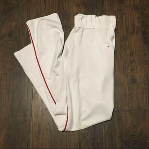 Dustin Pedroia + Neal 2016 Boston Red Sox MLB Team Issued Home White Game Pants