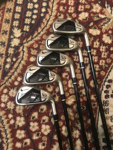Used Men's Nike Right Handed VRS Covert 2.0 Iron Set Graphite/Steel Shaft