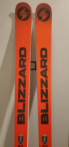 195 CM 2019 Blizzard Racing Firebird Super G Skis With Marker Race 16 Din Bindings