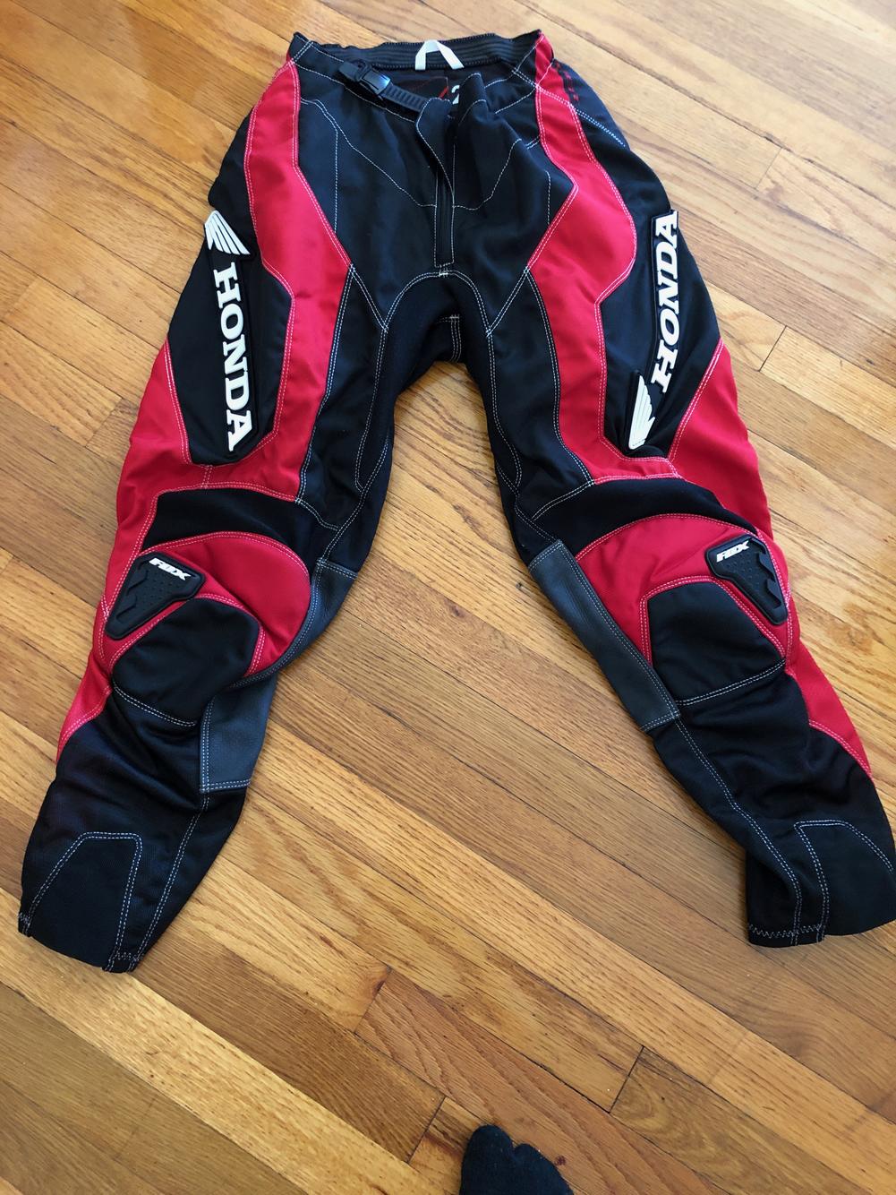 fox honda 180 pants