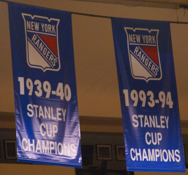 Rangers Retired Numbers and Banners, Madison Square Garden,…