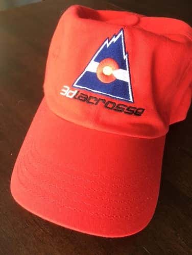 3d Colorado red strap back hat-OSFM