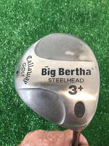 Callaway Big Bertha Steelhead Fairway 3+ Wood With Regular Graphite Shaft