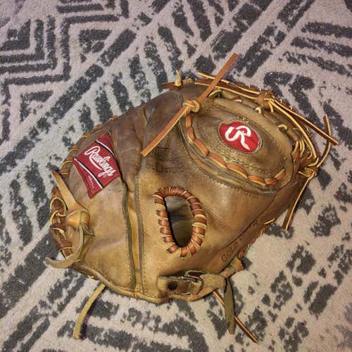 Relaced Rawlings Heart of the Hide Horween PRO-LTF 32.5" Catcher’s Baseball Glove