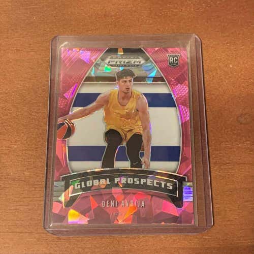 Deni Avdija 20-21 Panini Prizm Draft Picks Pink Cracked Ice Global Prospects
