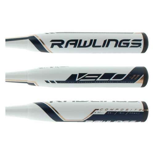 White New 2019 Rawlings Composite Velo Bat (-11) 20 oz 31"