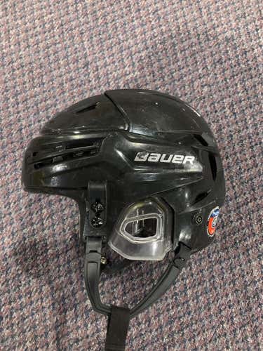 Black Used Medium Bauer Re-Akt  Helmet