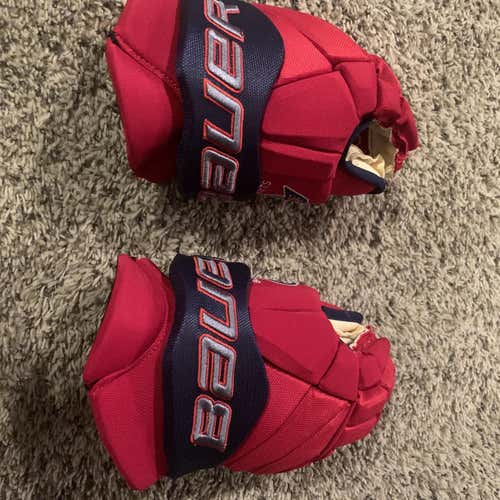 Ohio AAA Blue Jackets Senior Bauer 15" Pro Stock Gloves