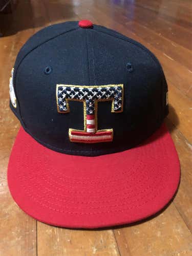 Blue Texas Rangers (MLB) 4th Of July New Era Hat