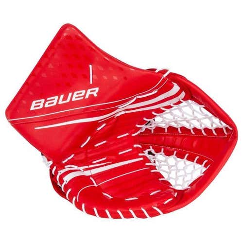 New Senior Bauer Vapor X2.7 Goalie Glove Regular Red