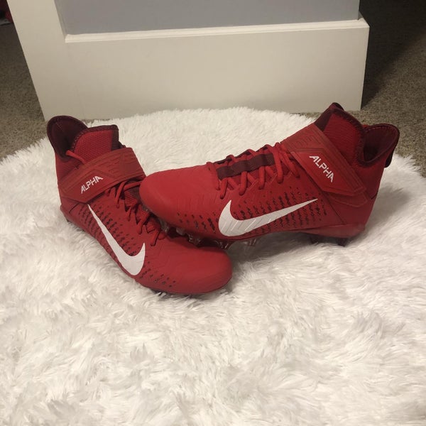 Nike Alpha Menace Pro 2 Mid Football Cleats, Size 10.5