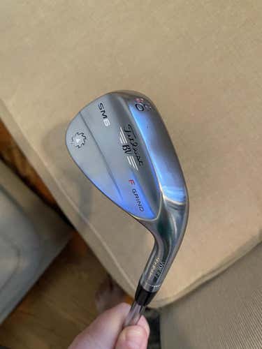 Used Men's Titleist Right Handed Vokey SM6 Tour Chrome Wedge Wedge Flex 50 Degree Steel Shaft