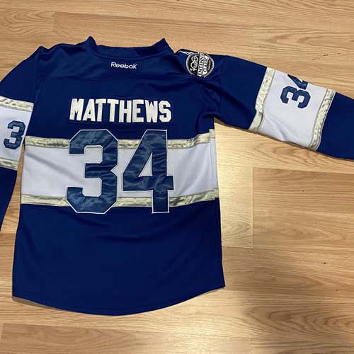 Toronto Maple Leafs Auston Matthews Centennial Classic Game Reebok Jersey