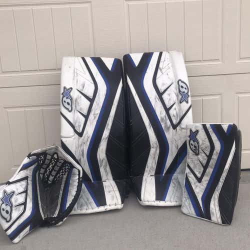 Used 30" Regular G-Netik Pro 4 Goalie Full Set