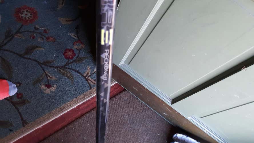 Used Senior CCM Right Handed RibCor Reckoner Hockey Stick Toe Pattern Pro Stock