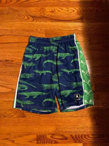 Blue Adult Small Lacrosse Unlimited Alligator Shorts