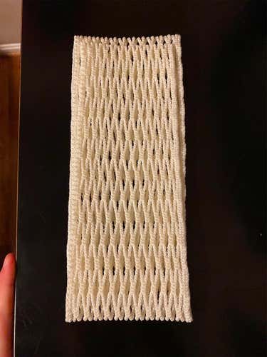 White New STX Semi-Hard 12D Goalie Memory Mesh