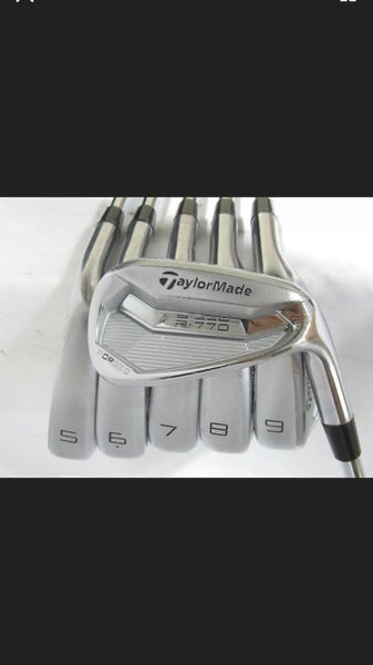 Men's Right Handed P770 Stiff Flex Steel Shaft Iron Set