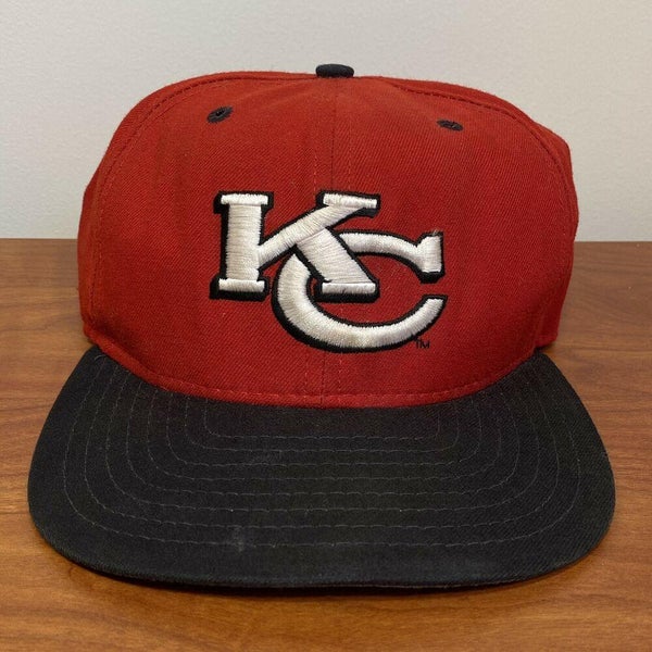 Kansas City Chiefs Hat Snapback Cap Vintage 90s Red NFL Football New Era  USA Men