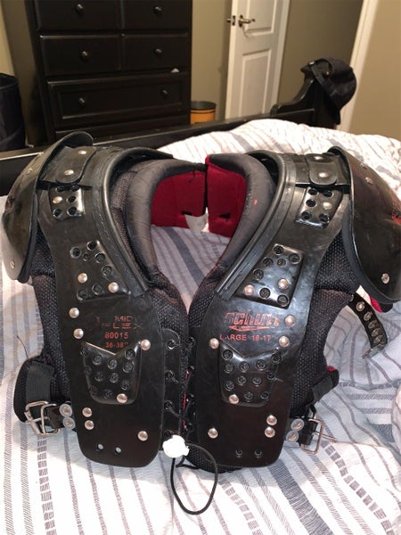 Used Large Schutt Mid Flex Shoulder Pads