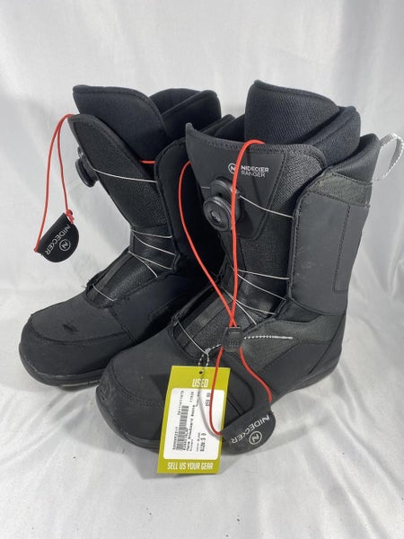 Used Nickent Boa Senior 9 Snowboard Mens Boots