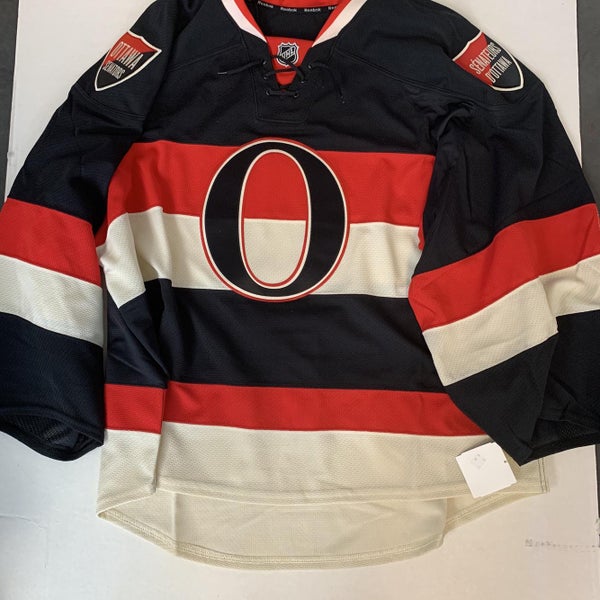 New Reebok Ottawa Senators Heritage 3rd NHL Pro Stock Hockey Jersey 58 +