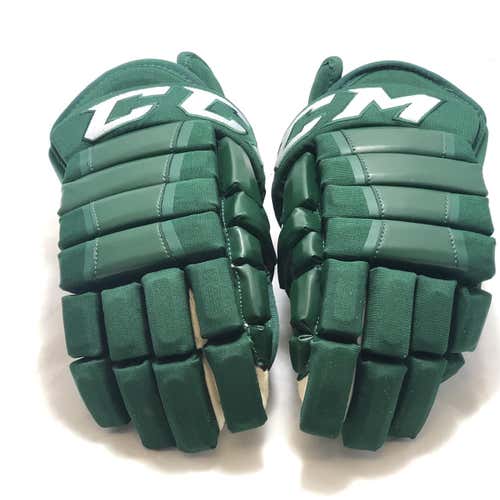 NEW CCM HG98 Green Pro Stock Hockey Gloves 14"