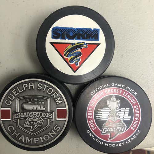 Guelph Storm OHL Official Pucks
