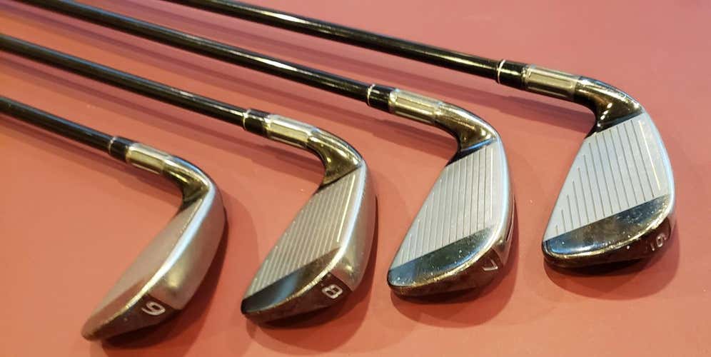 Taylormade M2 Men's Right Handed Iron Set Regular Flex Graphite Shafts: 6-9 irons