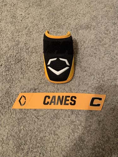 Rare EvoShield Canes Elbow Guard + Leg Guard National Team BRAND NEW
