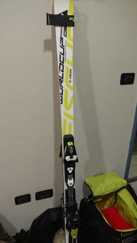 Fischer Racing RC4 World Cup GS Skis With Bindings