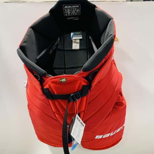 Red Senior Large Bauer Supreme S190 Hockey Goalie Pants