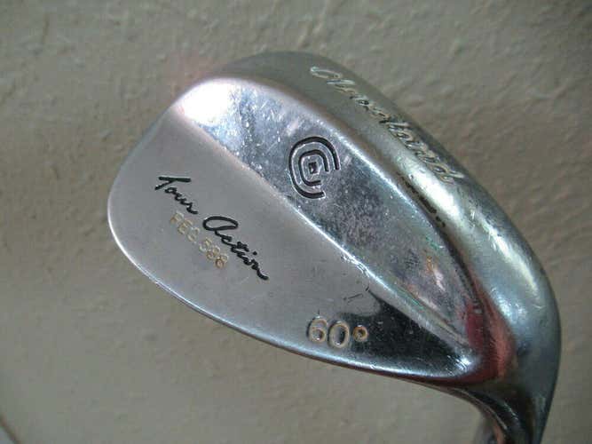 CLEVELAND TOUR ACTION REG 588 60* LOB WEDGE FACTORY STEEL WEDGE FLEX LAMKIN GRIP