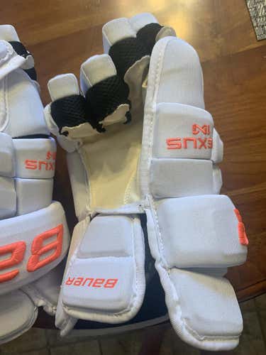 2016 World Cup gloves White New Senior Bauer Gloves 14"