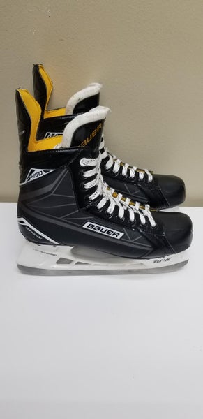 Used Senior Bauer Supreme 150 Hockey Skates Regular Width Size 9.5