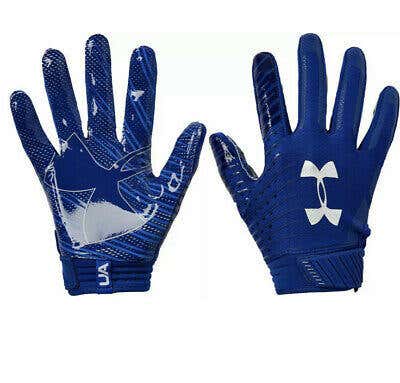 UA UNDER ARMOUR spotlight ADULT RECEIVER FOOTBALL GLOVES, 1326218-400,, SFIA medium/M royal
