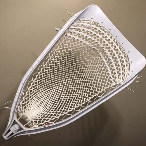 White Warrior Wall Box Goalie Head Strung