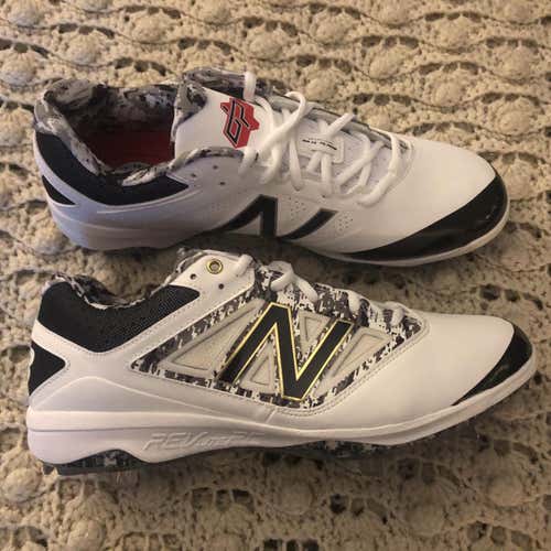 Never Used New Balance Metal Spikes White With Camo