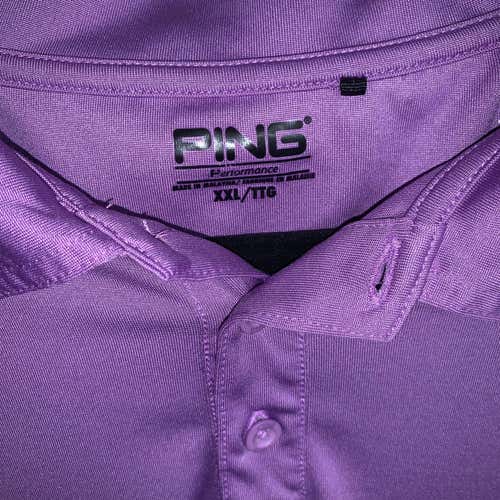 Ping Purple Golf Polo Adult XXL Ping Shirt