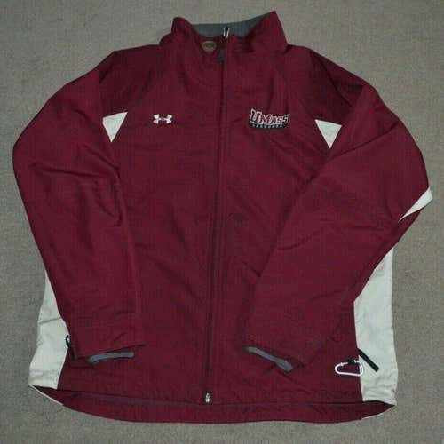 UMass Minutemen Lacrosse Team Issued Under Armour Jacket XL