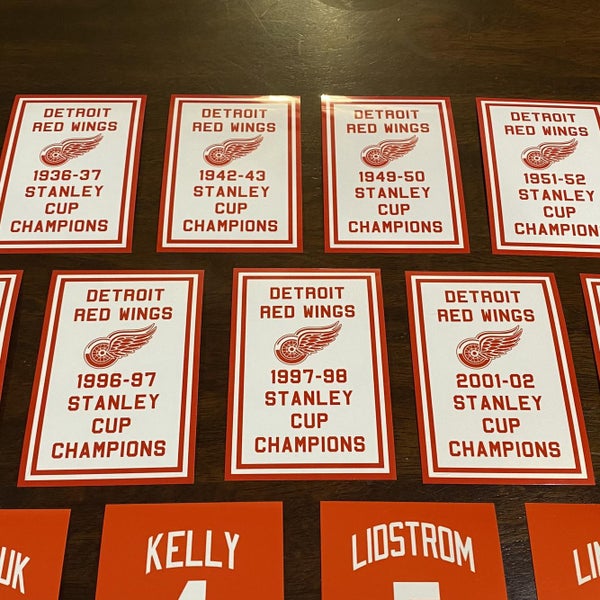 Stanley Cup Detroit Red Wings NHL Fan Banners for sale