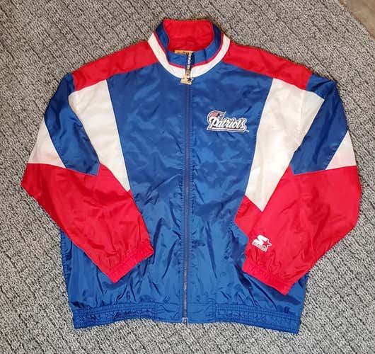 Vintage Mens Starter Patriots Windbreaker